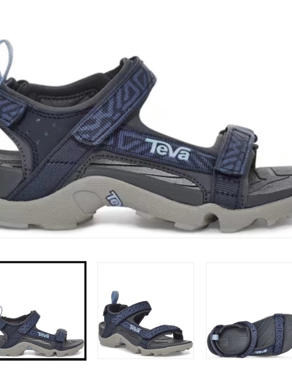 Teva Kids Hurricane Sandals - Dark Blue / Navy - Size 4